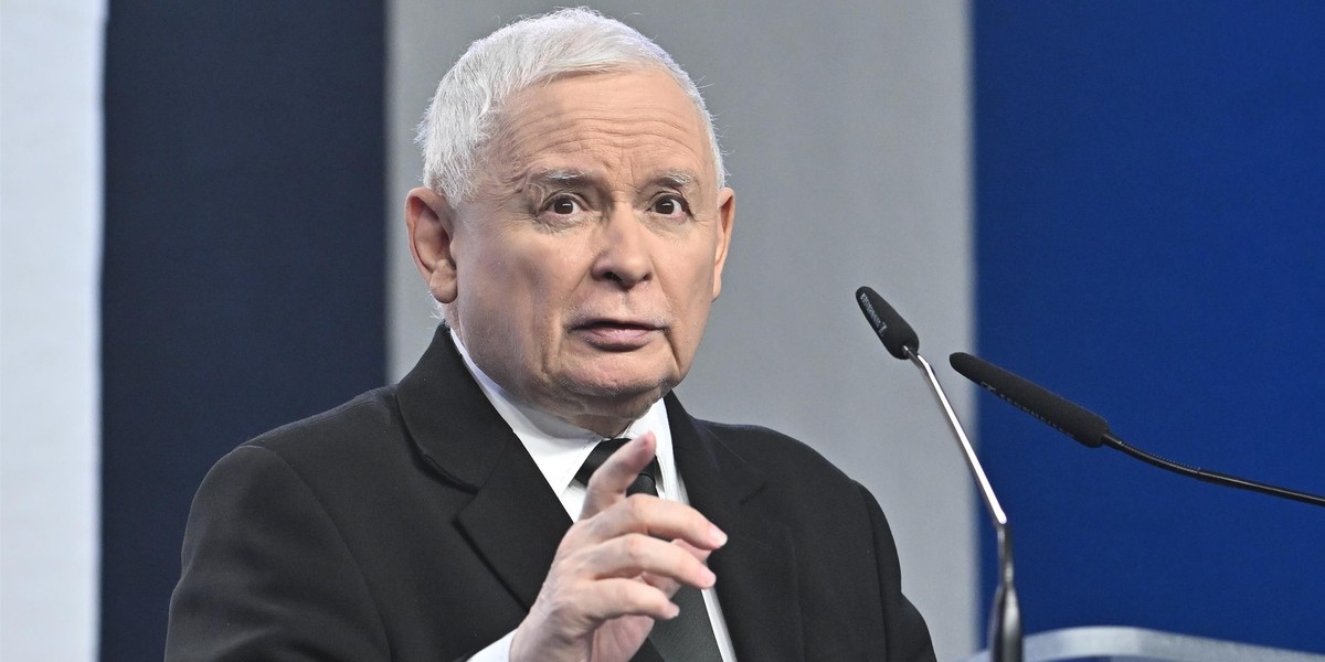 Prezes PiS Jarosław Kaczyński.