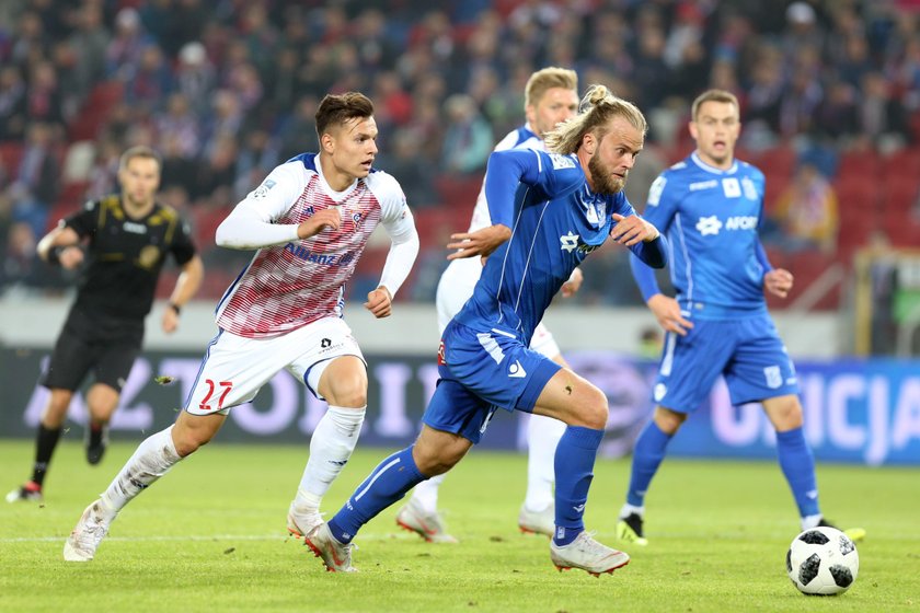 Pilka nozna. Ekstraklasa. Gornik Zabrze - Lech Poznan. 05.10.2018