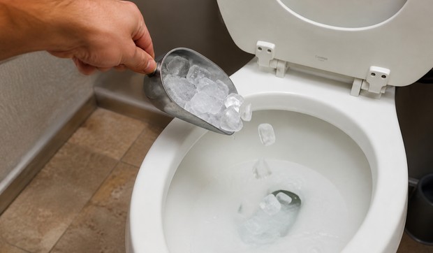 Led u WC šolji