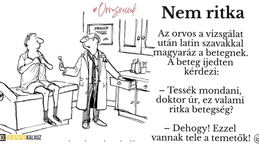 orvos viccek humor nevetés gyógyító hatás