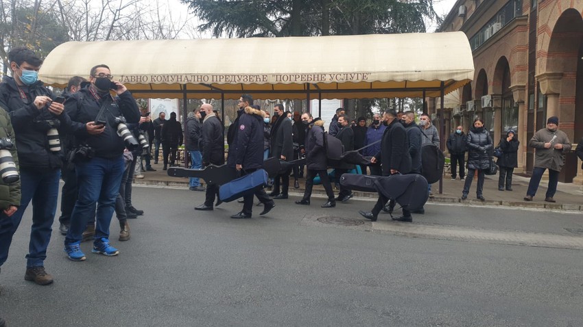 Džej Ramadanovski - sahrana