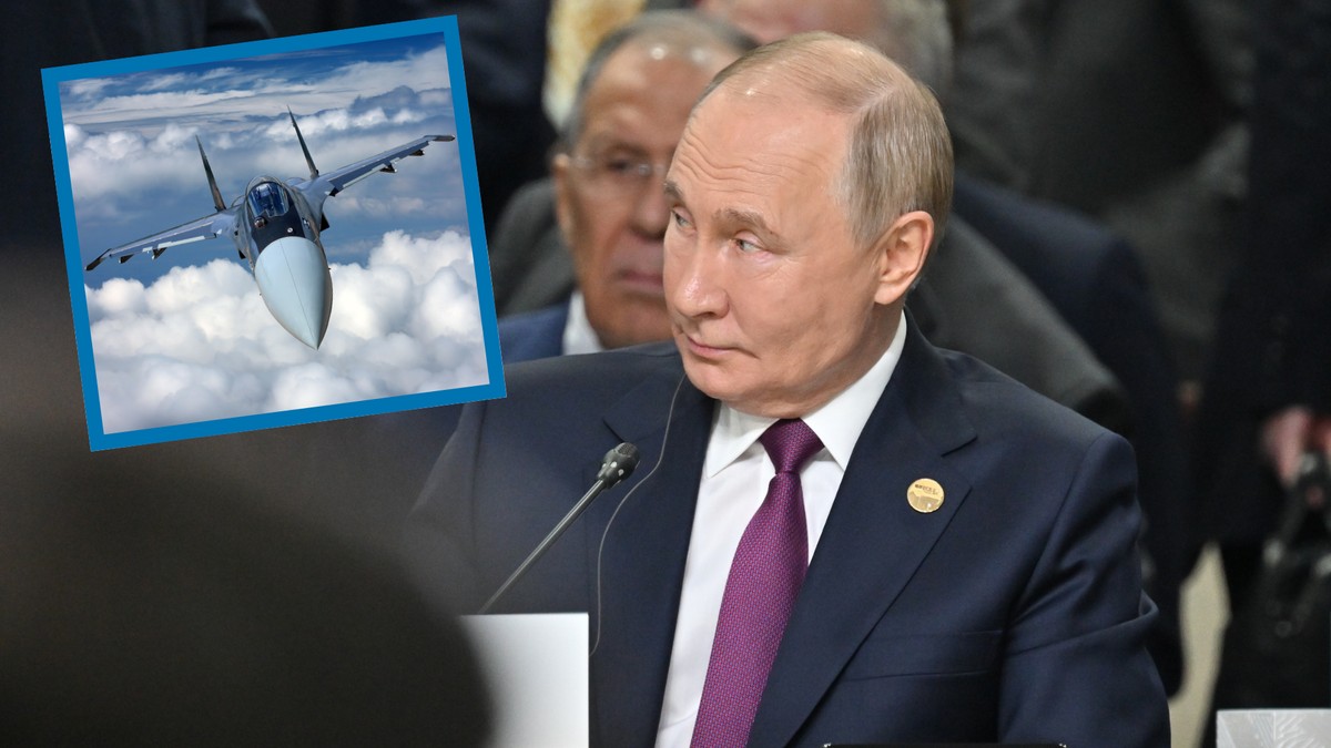 Władimir Putin; Wojskowy myśliwiec odrzutowy