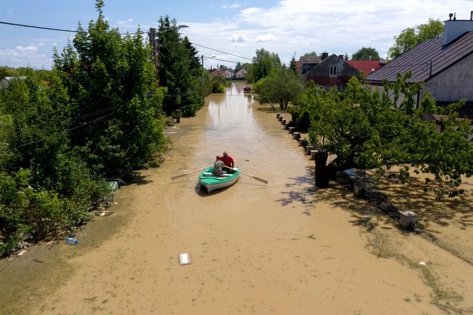 Podtopienia w Jaśle