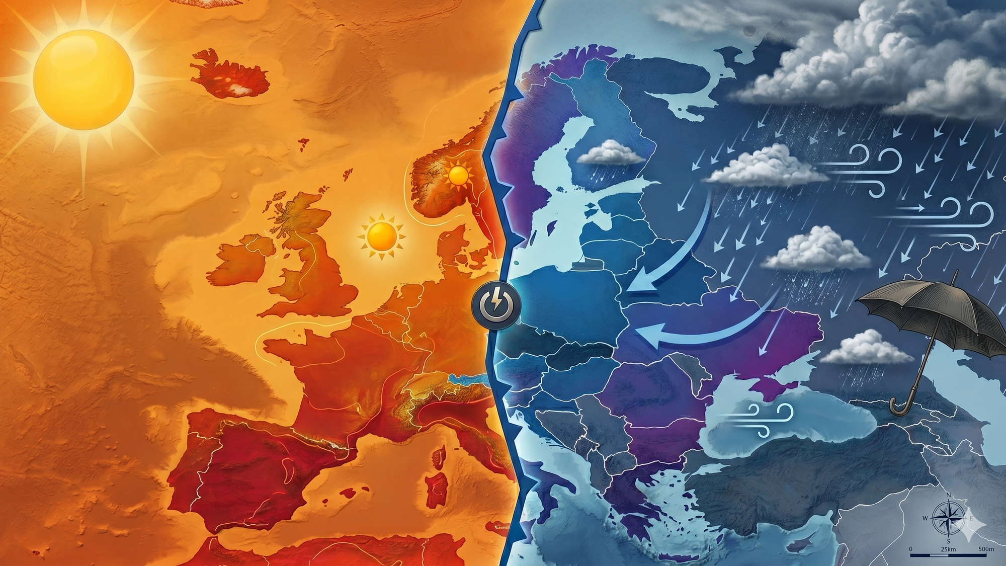 Počasie na začiatku júna rozdelí Európu na dva teplotné extrémy. (ilustračné foto)
