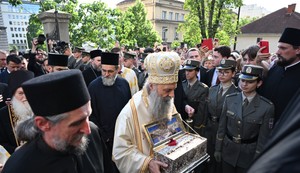 Pojas Presvete Bogorodice dočekan u Vaznesenjskoj crkvi