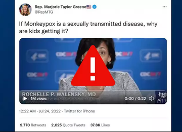 Az ismert QAnon-hívő, Marjorie Taylor Greene felerősítette az LMBTQ-gyűlöletet a Twitteren.