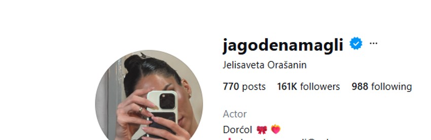 Jelisaveta Orašanin obrisala prezime