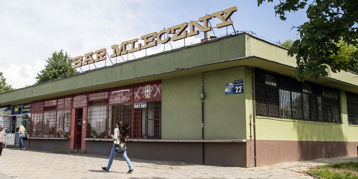 Słynny bar mleczny w Hucie