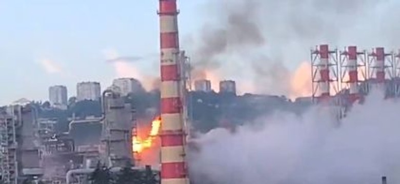 Atak dronów na rosyjskie rafinerie. Płoną dwie - w Noworosyjsku i Tuapse