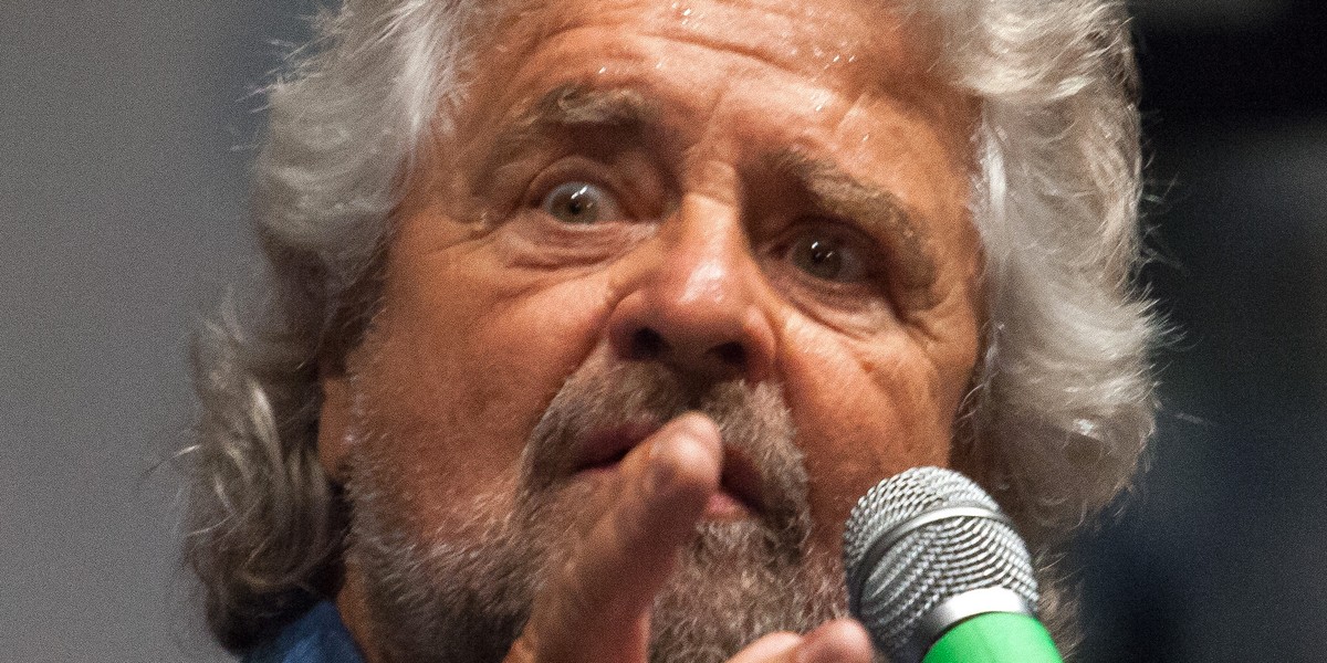 68 letni Beppe Grillo jest znanym komikiem i może namieszać we włoskiej polityce