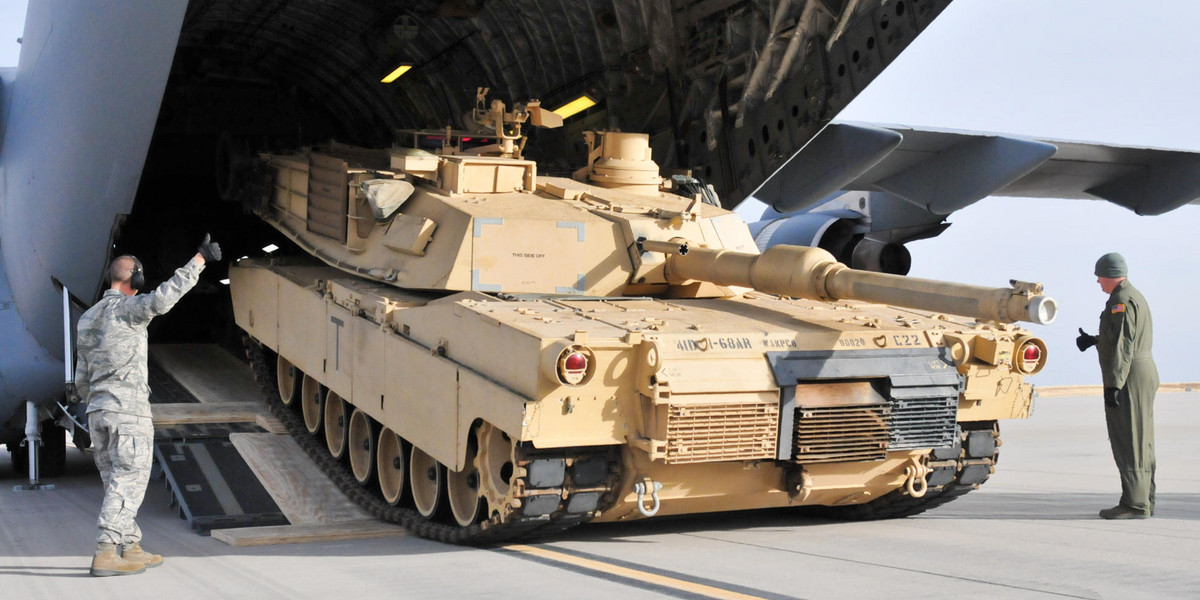 Czołg M1A2 Abrams.