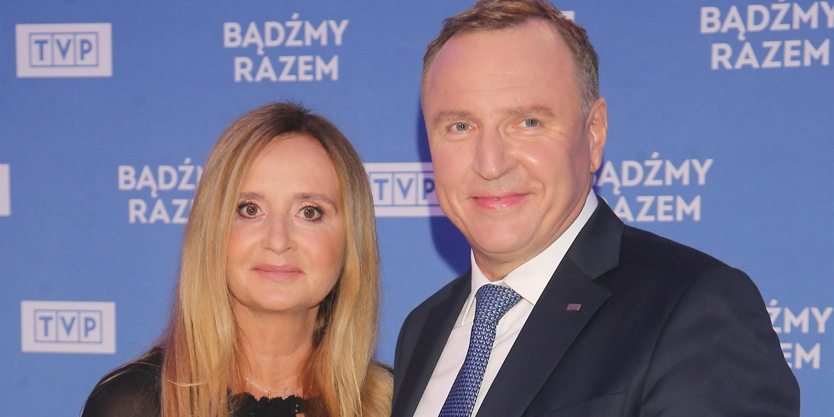 Joanna Kurska i Jacek Kurski nie pracują już w TVP, ale obserwują zmiany zachodzące w telewizji.