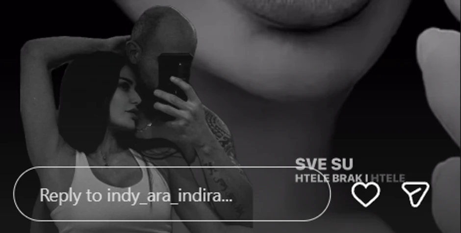 Indi Aradinović sa dečkom