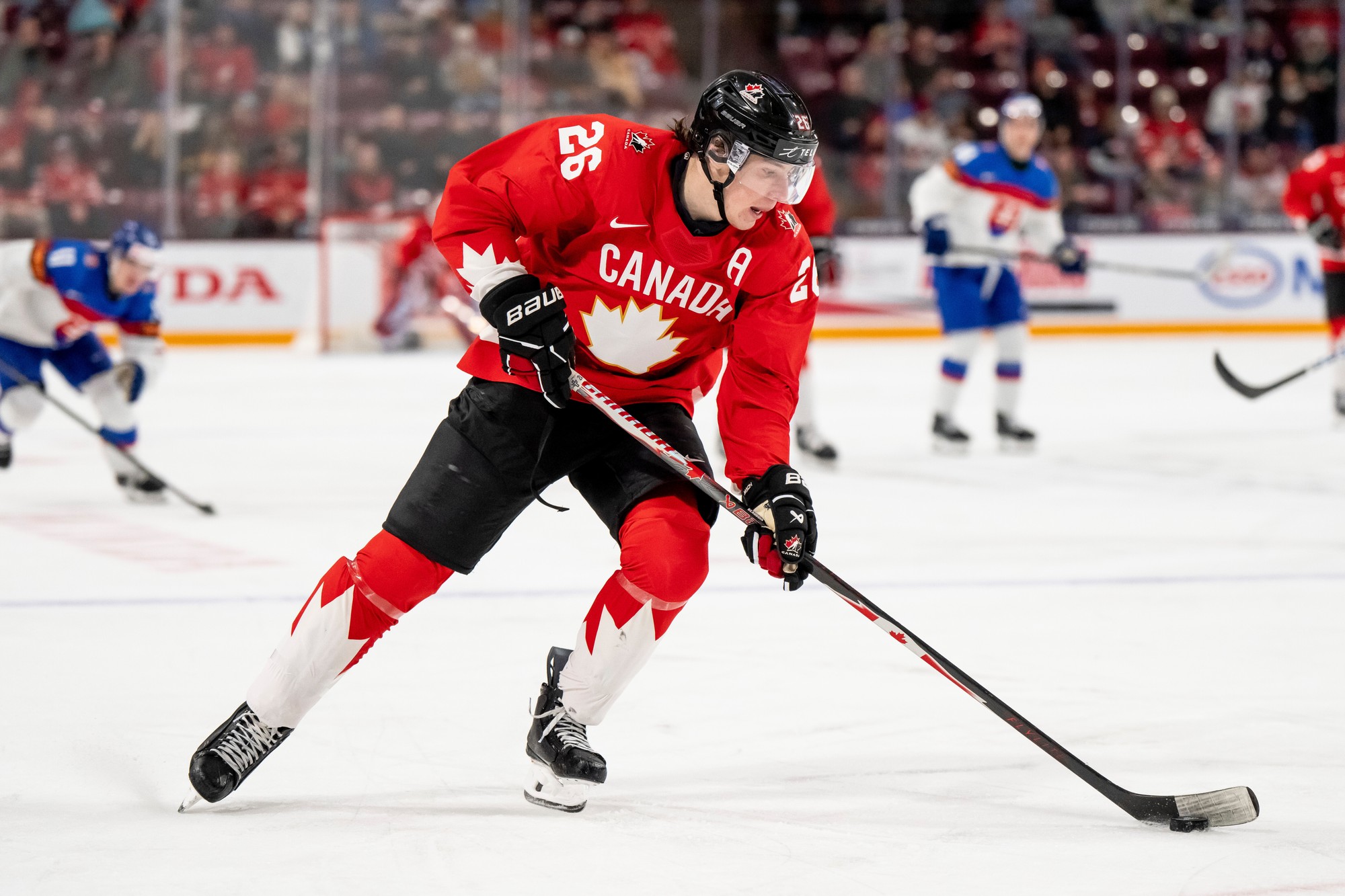 MS v hokeji U20: Kanada - Slovensko. 