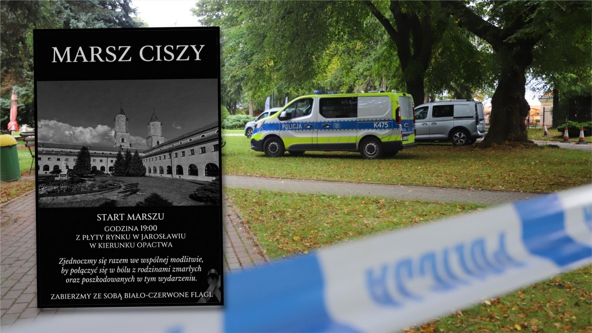 Marsz Ciszy w Jarosławiu po ataku nożownika w klasztorze