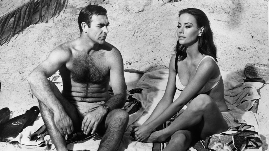 Sean Connery i Claudine Auger w "Operacji Piorun" w 1965 r.