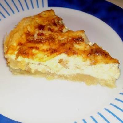 Baconos-hagymás quiche