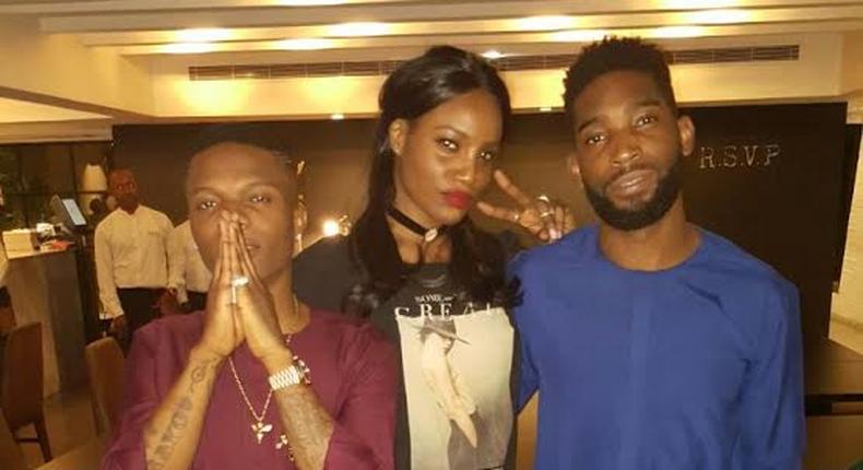 Wizkid, Tinie Tempah, Seyi Shay hanging out in Lagos.