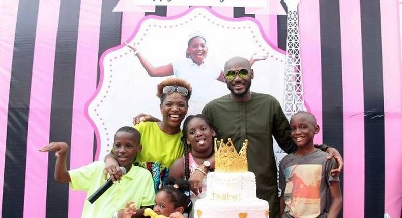 2face Idibia throws birthday bash for Isabell