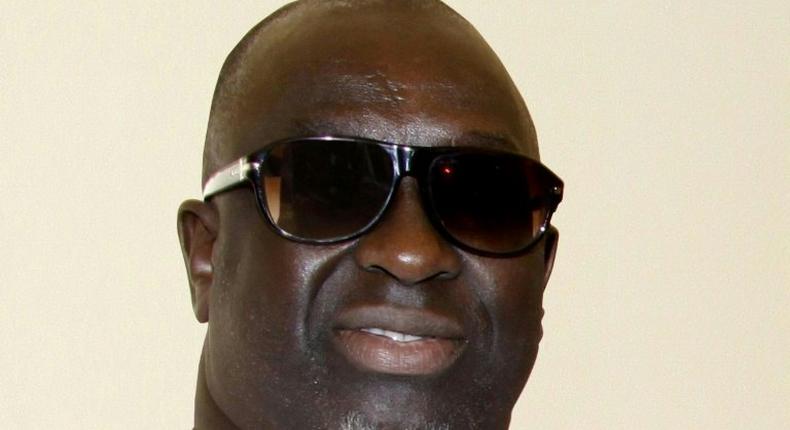 Lamine Diack's son Papa Massata Diack pictured in Dakar on February 8, 2015