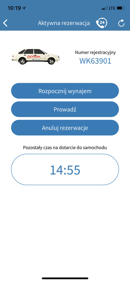 Polonez Caro w ofercie Panek CarSharing