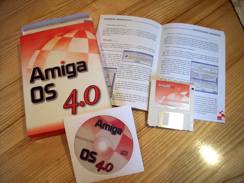 System AmigaOS 4 dla Amigi1200, źródło: autor