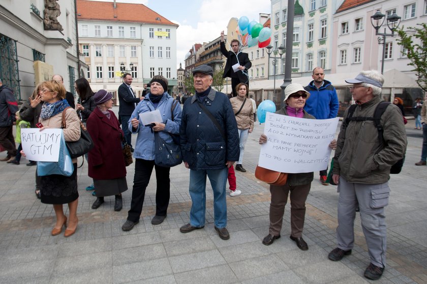 Pikietowali też mieszkańcy Gliwic