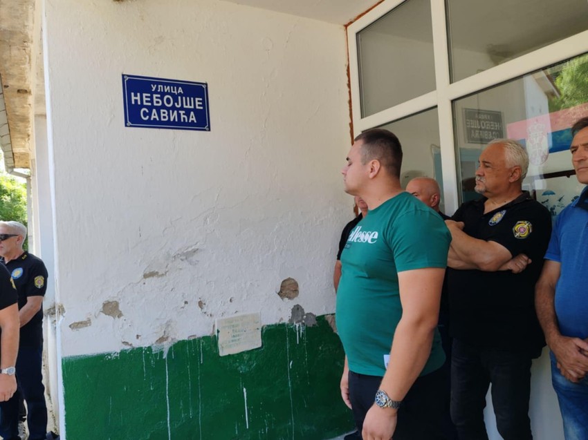 Tablu sa nazivom ulice otkrio Nebojšin sin