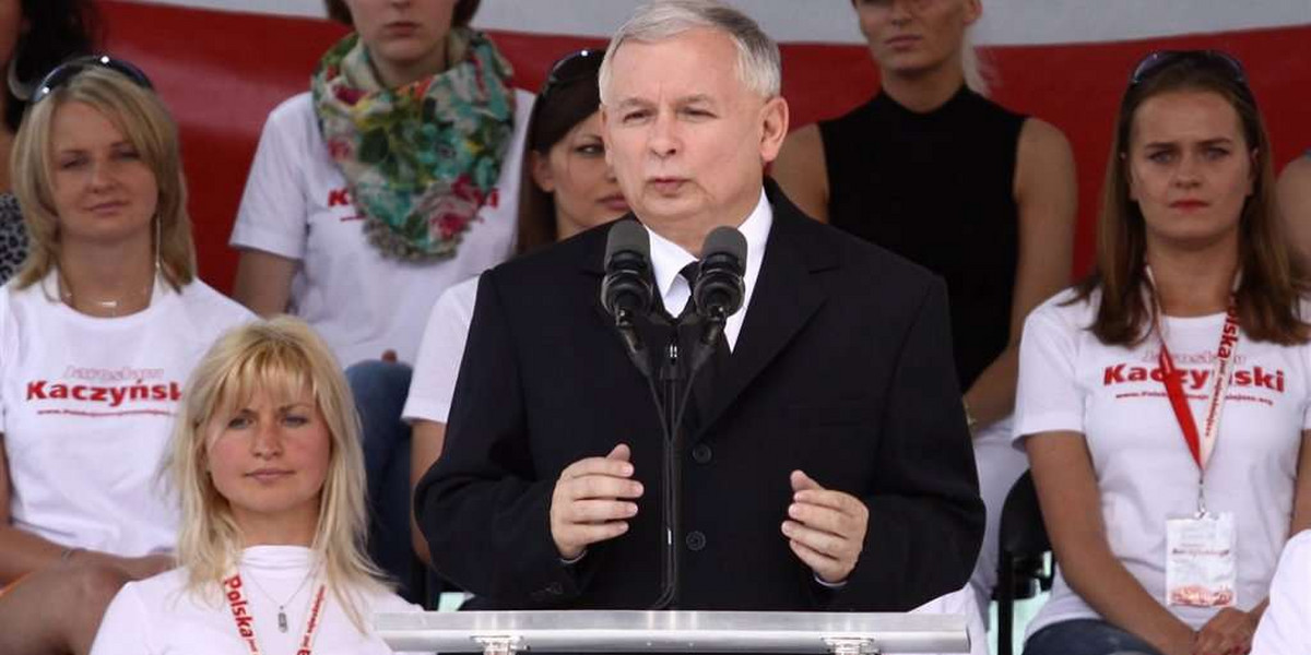 Jarosław Kaczyński w Łodzi