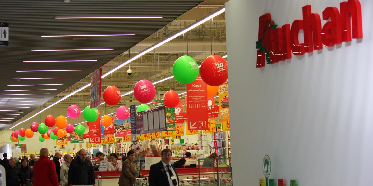 WIELKIE OTWARCIE HIPERMARKETU AUCHAN W JELENIEJ GORZE