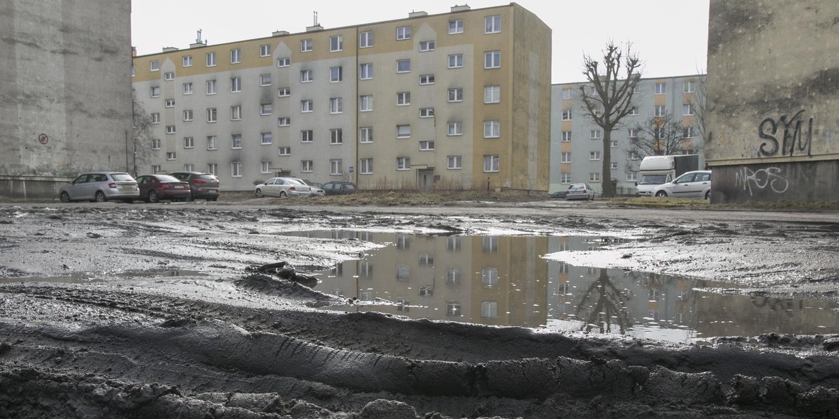 Podwórko w okolicy ul. Stryjewskiego, Gdańsk Stogi 