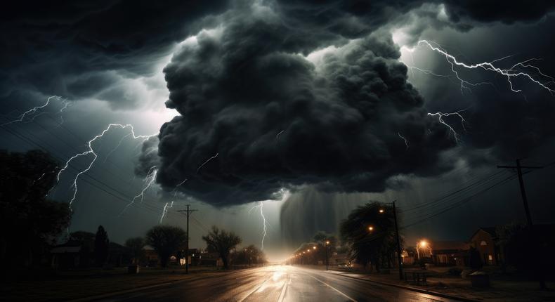 orage violent