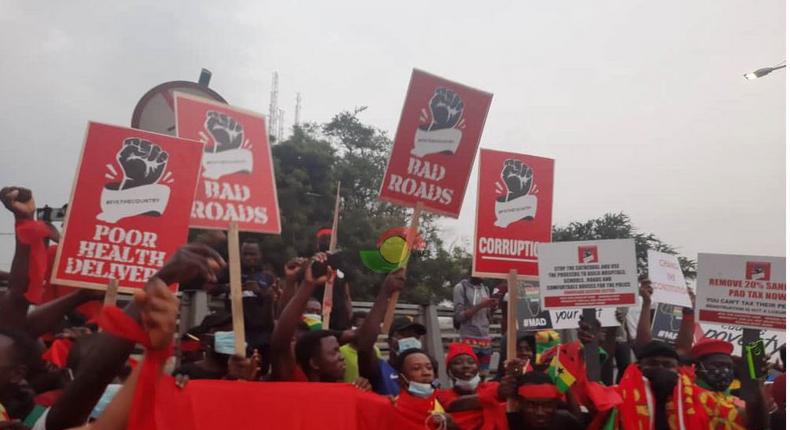 Watch: Several Ghanaians gather for #FixTheCountry demonstration 