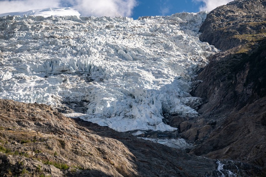 Povlačenje glečera, Alpi