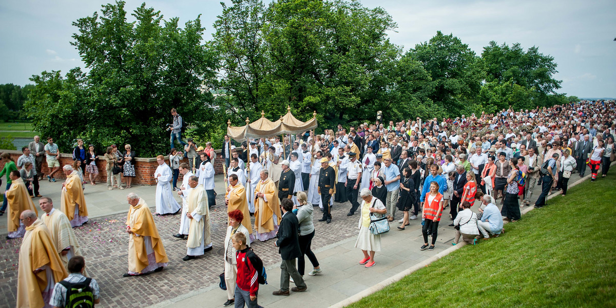 Boże Ciało 2016 w Krakowie