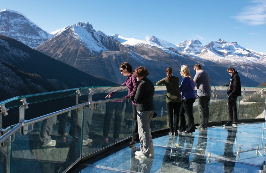 Glacier Skywalk w Kanadzie