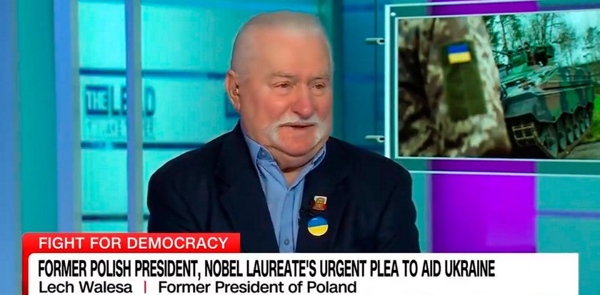 Lech Wałęsa w CNN. "Jeśli nie chcecie, oddajcie to Polsce"