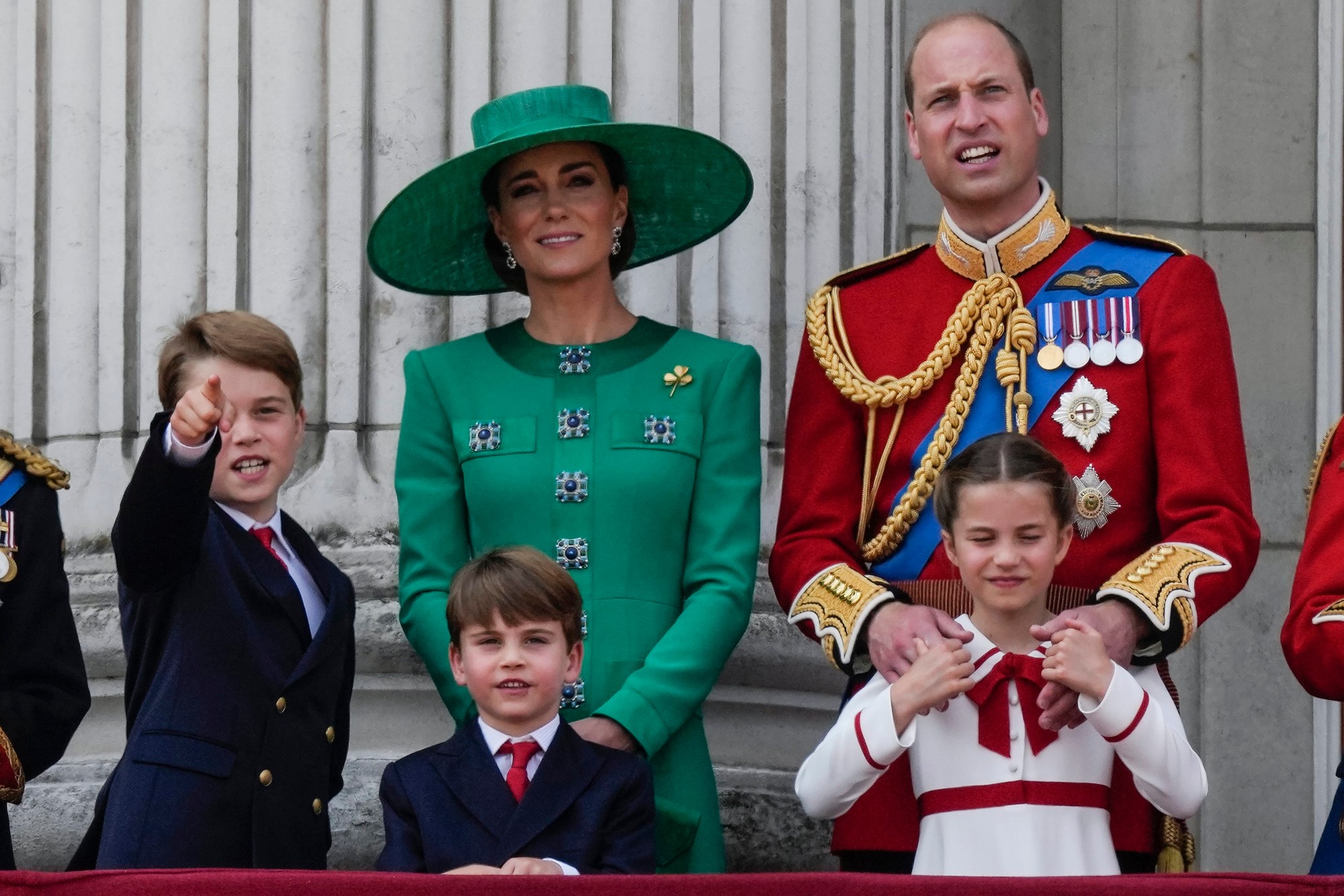 Kate a William s rodinou.