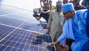 President Muhammadu Buhari inaugurates 10MW solar power plant in Kano