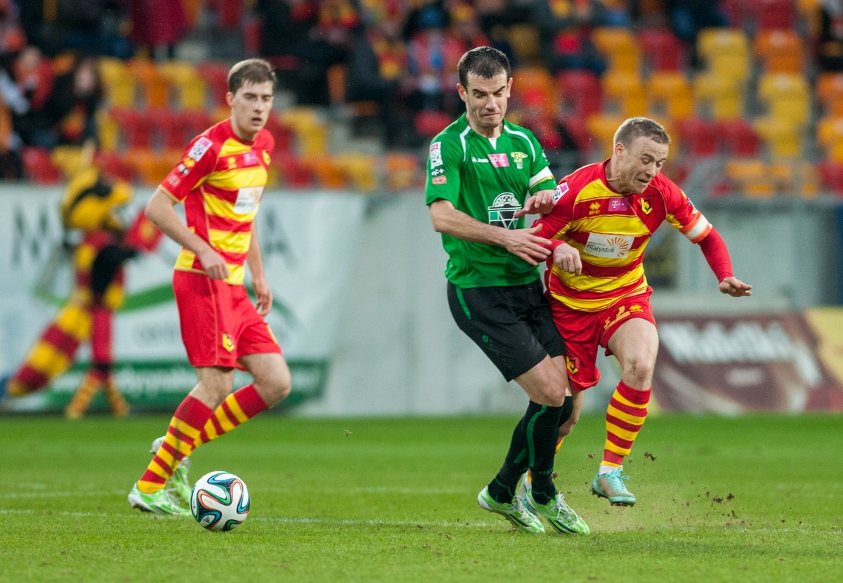 T-Mobile Ekstraklasa: Jagiellonia Białystok wygrała z Górnikiem Łęczna 2:1