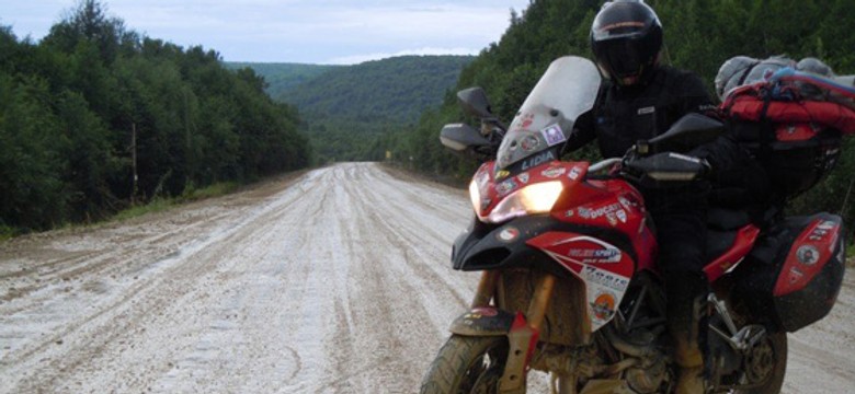 To była niezwykła wyprawa na motocyklu