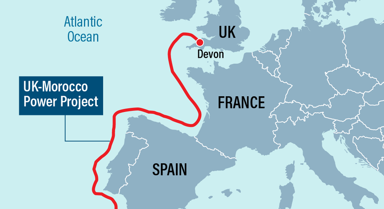 Morocco’s power supply to the UK receives massive funding from the UAE