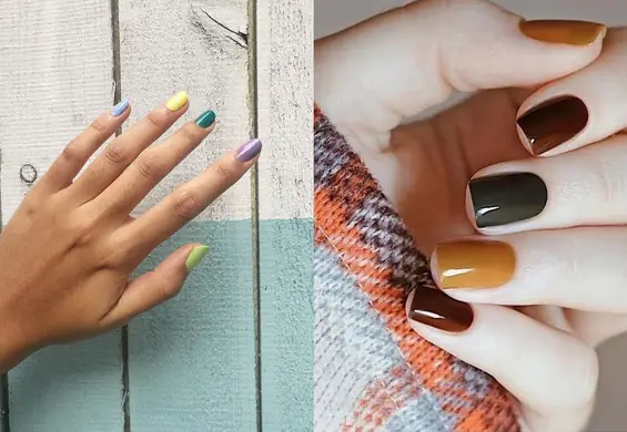 Skittles Nails ożywią każdą jesienną stylizację. Jakie paznokcie są teraz hitem?