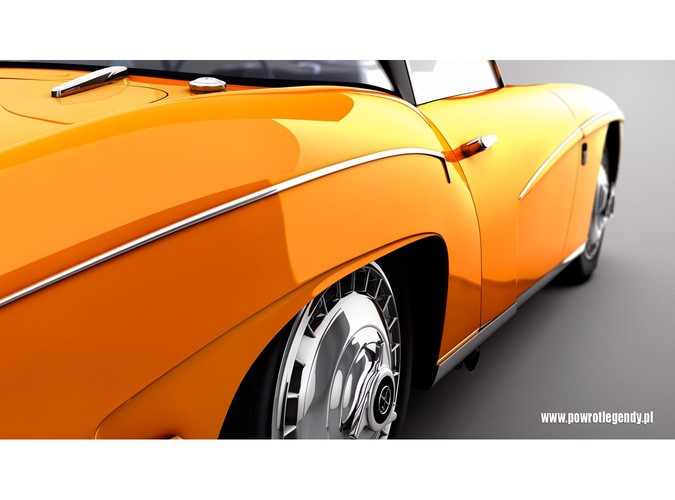 Syrena sport - wizualizacja