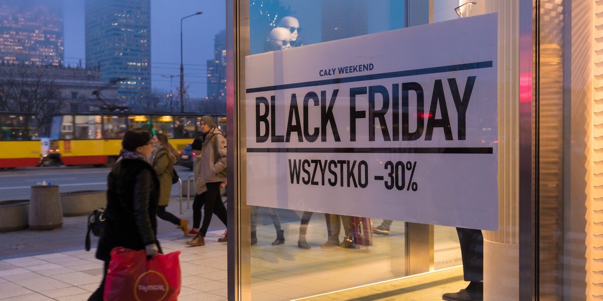 Średnia wartość koszyka zakupów dokonywanych w tym roku podczas Black Friday wyniosła ponad 190 zł