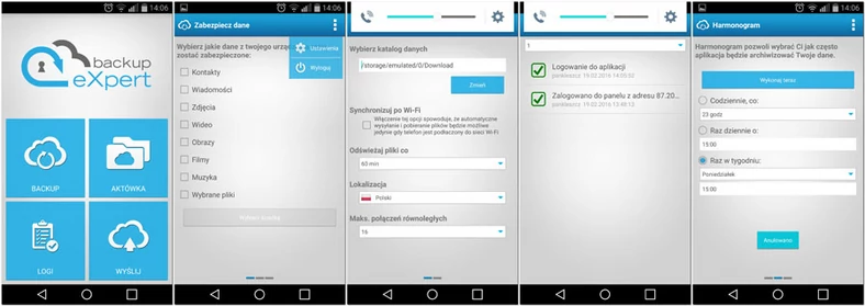 Aplikacja mobilna Backup eXpert dostępna jest wyłącznie na platformie Android