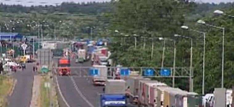 Kierowcy zawiesili protest przed przejściem granicznym z Ukrainą w Dorohusku