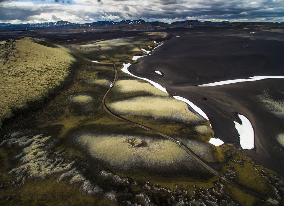 Islandia z drona