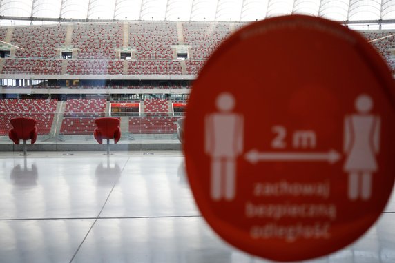 Tak wygląda wnętrze Stadionu Narodowego