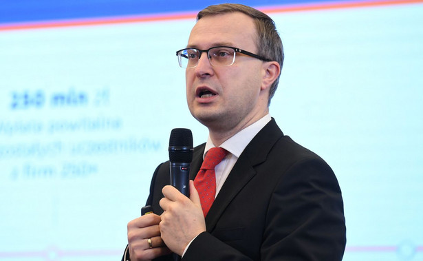 Warszawa, 04.02.2020. Prezes zarządu Polskiego Funduszu Rozwoju Paweł Borys podczas konferencji prasowej dot. drugiego etapu wdrażania PPK, 4 bm. w MRPiPS w Warszawie. (aldg) PAP/Piotr Nowak